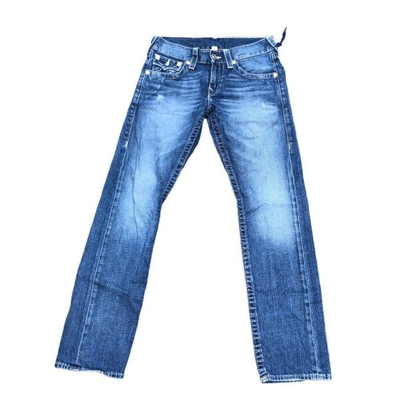 TRUE Religion Jeans Size 29 SLIM Blue - Picture 3 of 7